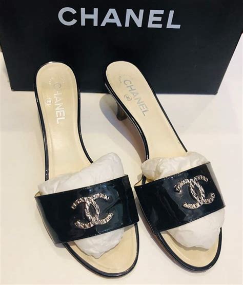 chanel black mules 2017|chanel sandals canada.